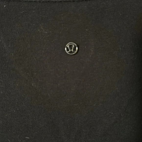 Lululemon Meditate Pullover Sweatshirt Size 10 Black Cotton Fleece Long Sleeve - Picture 5 of 5